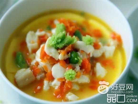 五彩蒸蛋羹