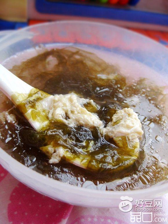 紫菜瘦肉蛋花汤