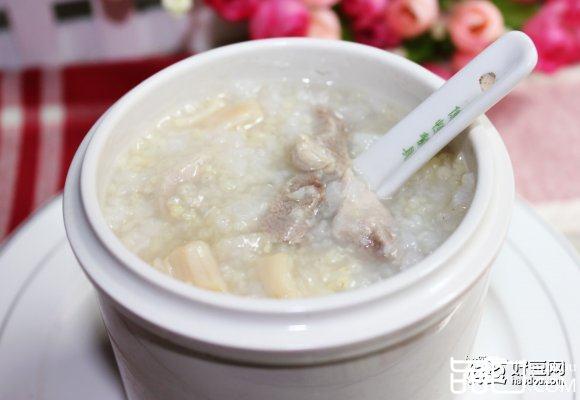 瑶柱瘦肉二米粥