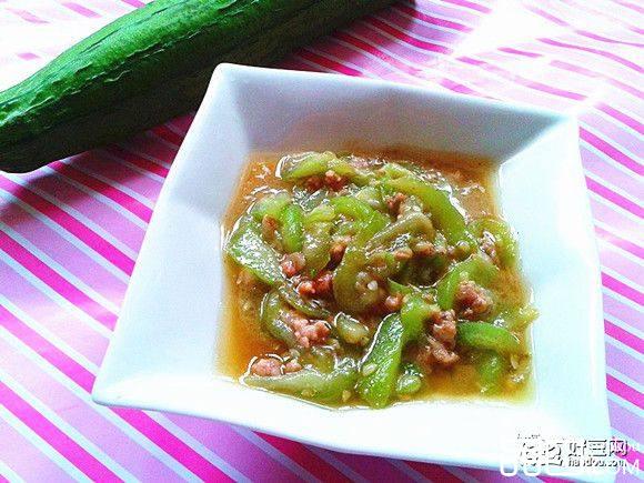 丝瓜炒肉末