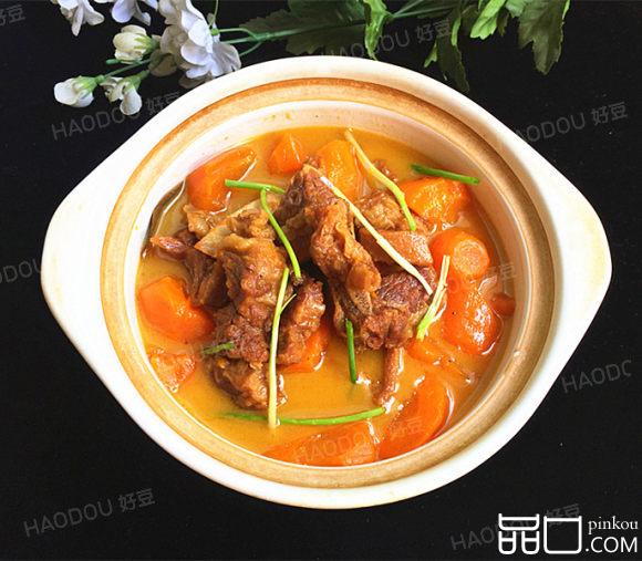 胡萝卜烧牛腩