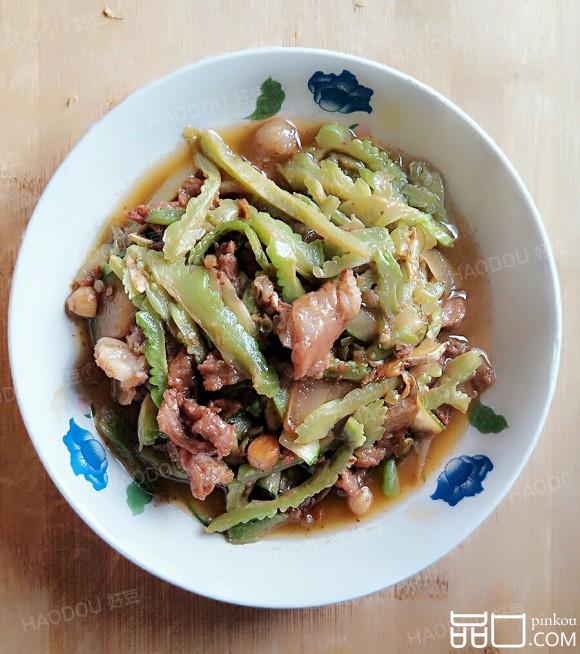 瘦肉炒苦瓜