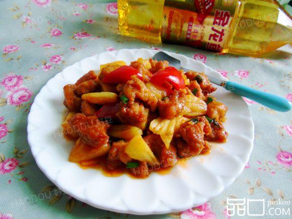 菠萝鸡丁#非转基因金