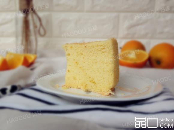 橙味糯米戚风蛋糕