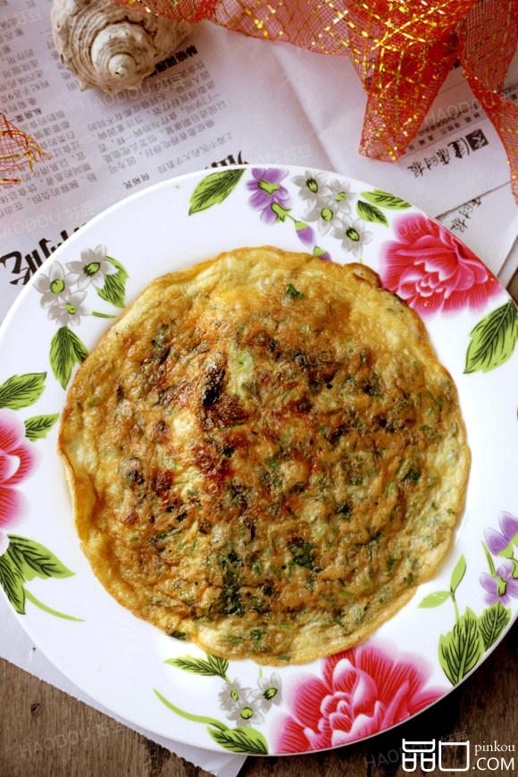 香菜摊鸡蛋