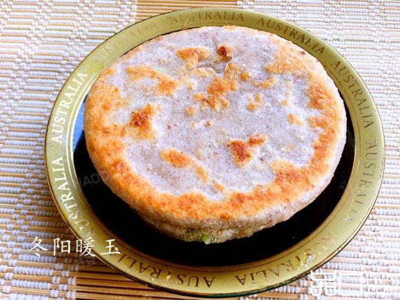花生渣子葱花饼