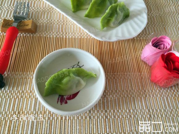 翡翠白菜豆腐肉末水饺