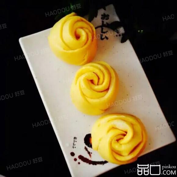玫瑰花方瓜馒头