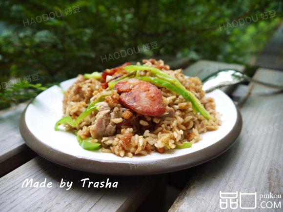 青椒香肠炒饭