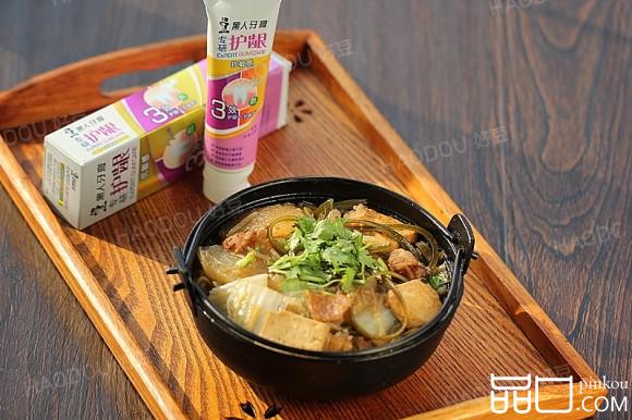 白菜豆腐炖粉条