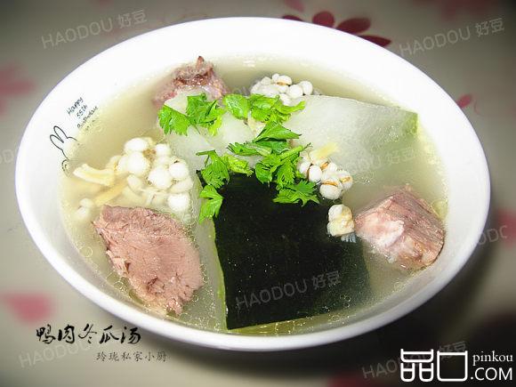 鸭肉薏米冬瓜汤