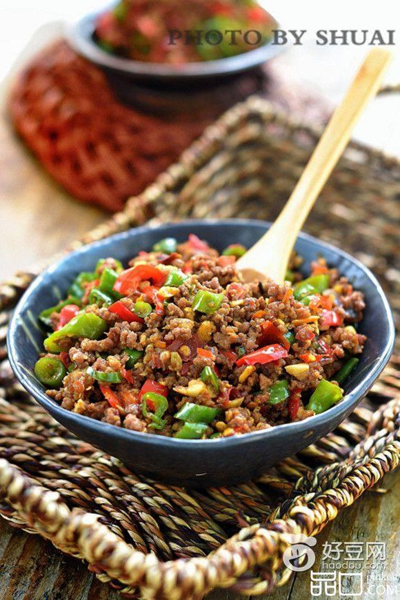 尖椒牛肉末