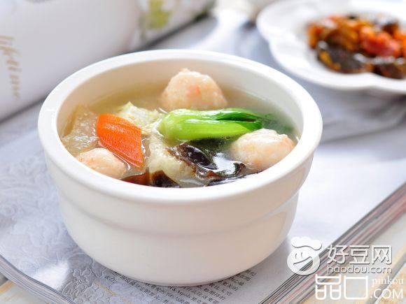 虾圆厚蛋汤