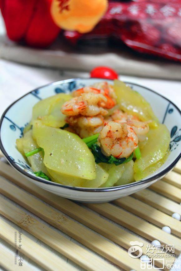 清炒虾仁黄瓜