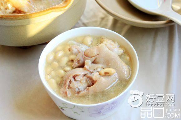 猪手黄豆汤