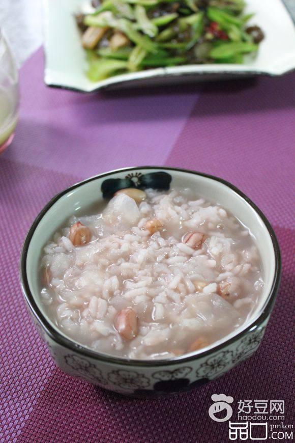 银耳花生粥