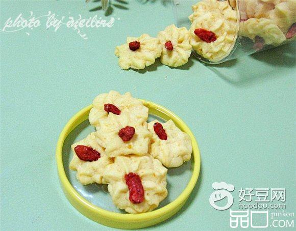 南瓜泥枸杞饼干