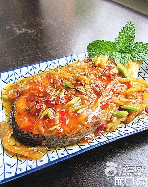 紫姜香茅三文鱼