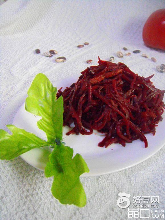 肉丝紫菜头