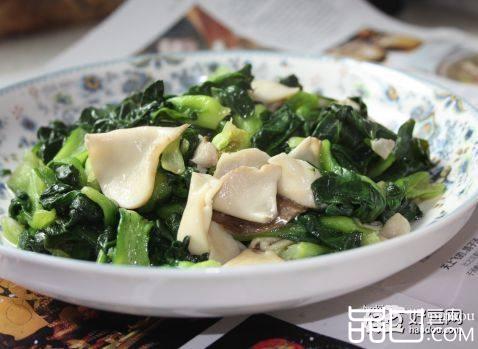 杏鲍菇炒青菜
