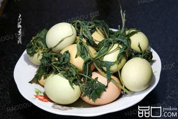艾叶煮鸡蛋