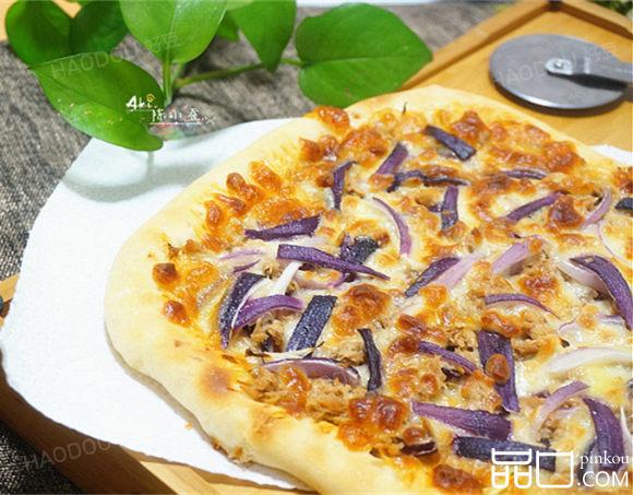 洋葱金枪鱼披萨