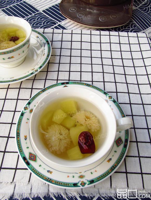 红枣苹果菊花茶