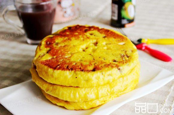 南瓜红豆发面饼