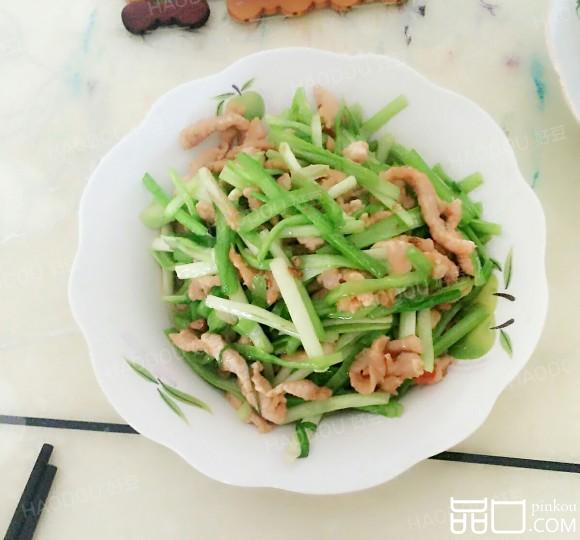 韭黄炒肉丝