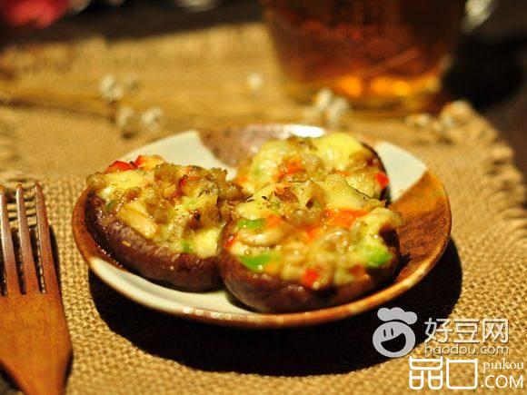 芝士焗香菇