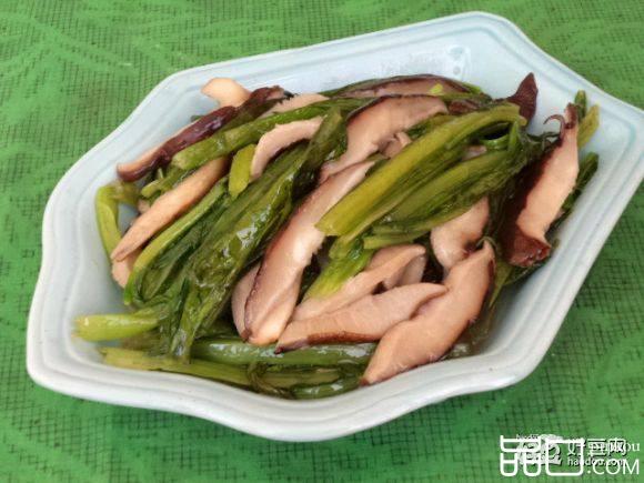 香菇油麦菜