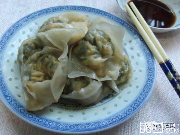 煎馄饨——豆皮韭菜虾