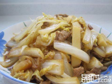 白菜炒土豆