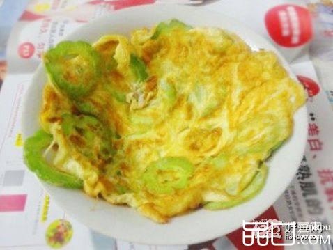 苦瓜圈煎蛋