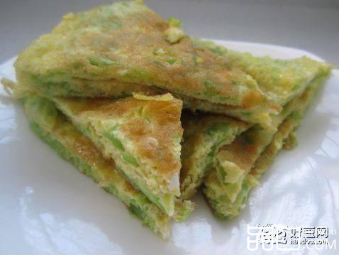 苦瓜蛋饼