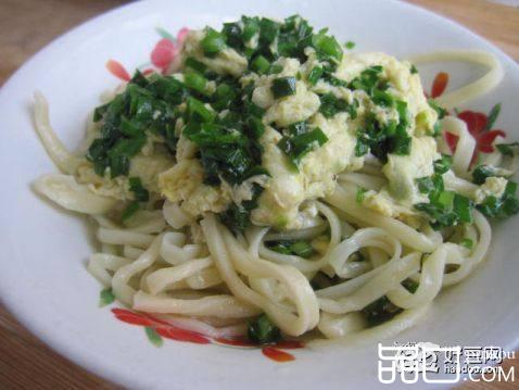 韭菜鸡蛋打卤面