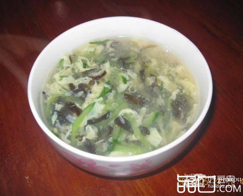 木耳黄瓜鸡蛋汤