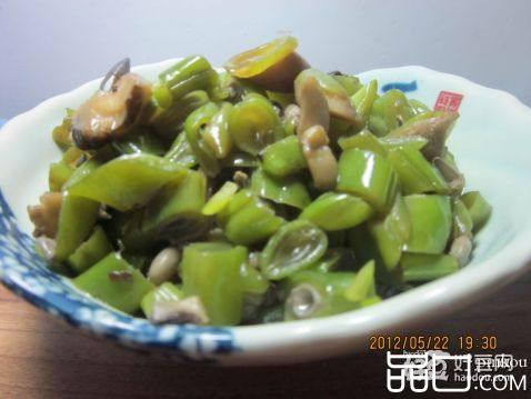 芸豆炒香菇