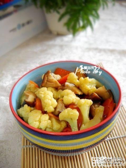 香菇烧菜花