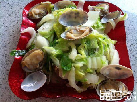 白菜炒花蛤