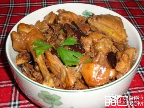 鸡肉烧香菇