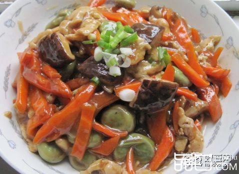 香菇滑鸡丝
