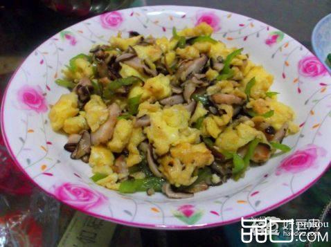 香菇炒鸡蛋