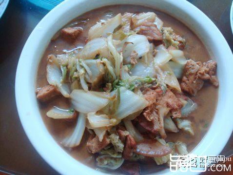 炸豆腐炖白菜