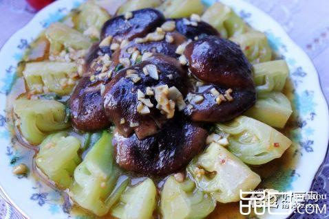 香菇扒菜胆