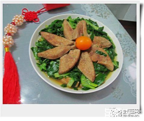 韭菜猪肝