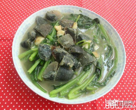 上汤菠菜皮蛋