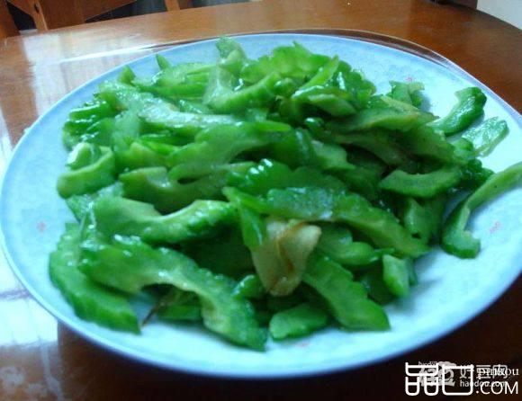 清炒苦瓜