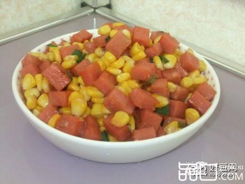 火腿玉米