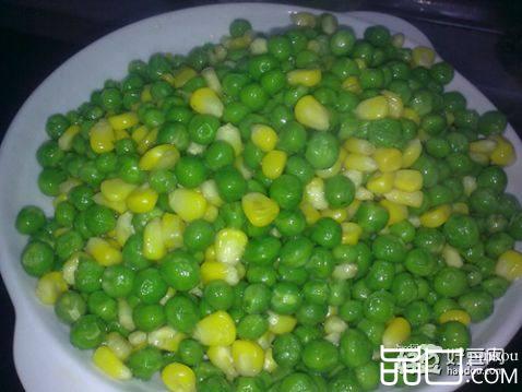 豌豆烩玉米